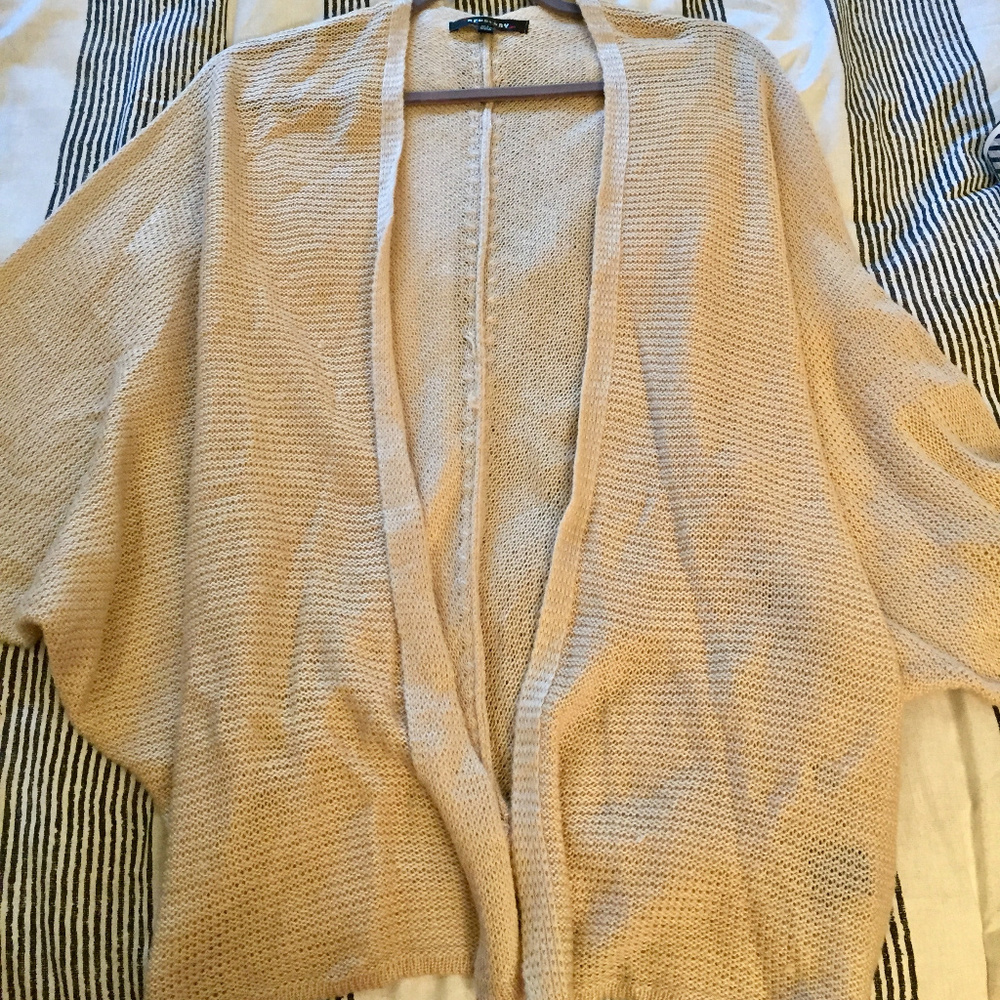 Tan Sweater Cardigan